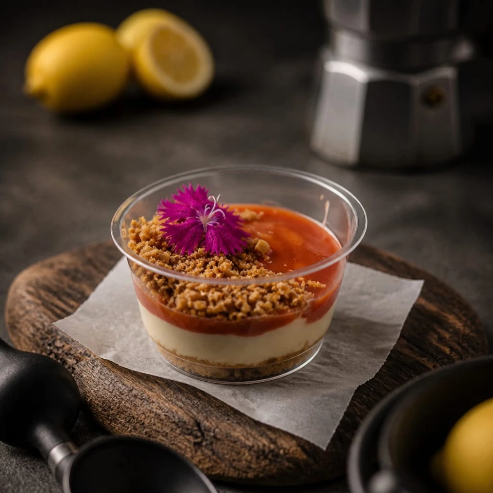 Huisgemaakte desserts voor catering en evenementen